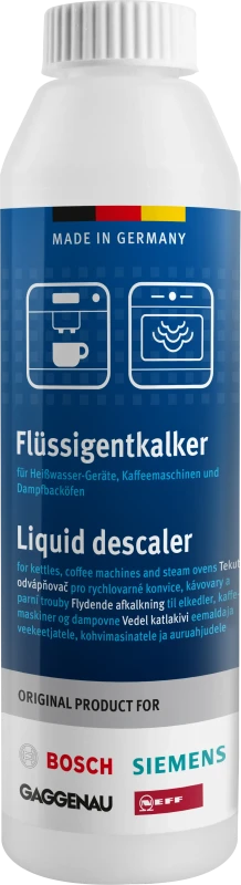 Liquid Descaler for Coffee Machines & Steam Ovens (4 Pack) 00312013