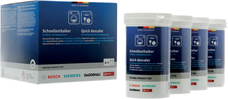 Descaler for Dishwashers & Washing Machines (4 Pack) 00312331
