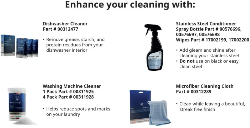 Descaler for Dishwashers & Washing Machines (4 Pack) 00312331