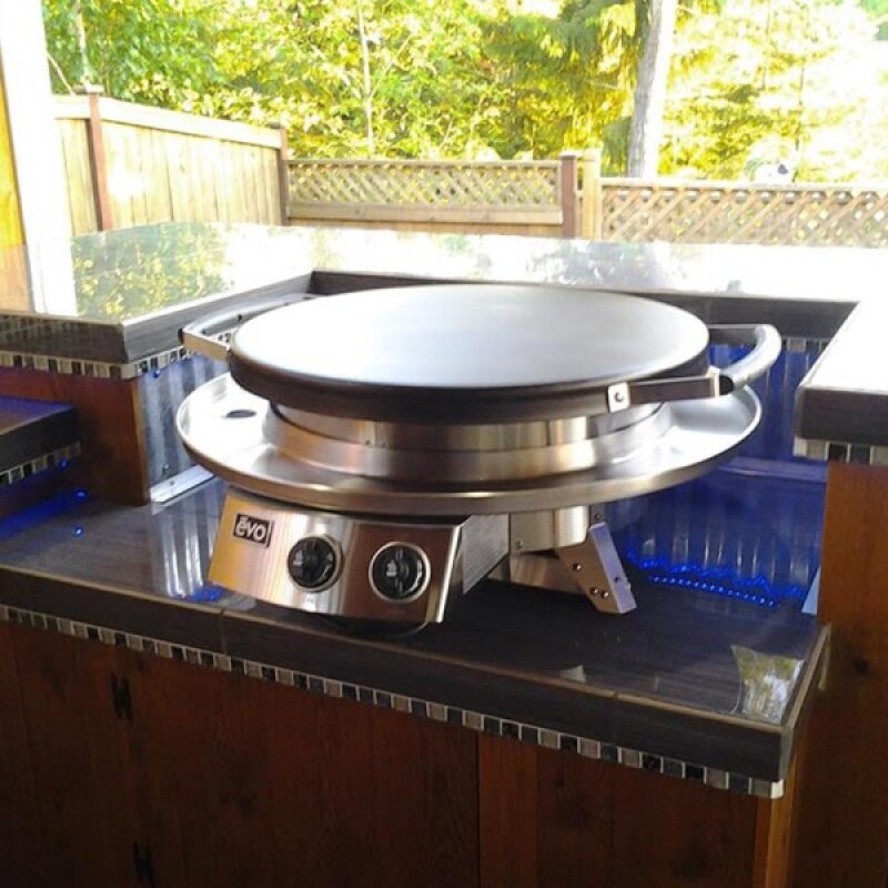 Professional Tabletop with Seasoned Cooksurface LP Gas - Fully Assembled 100021LP