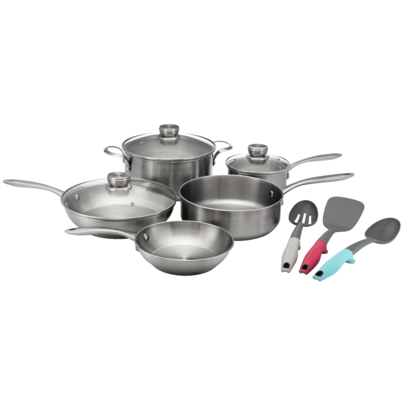 ReadyCook™ 11 Piece Cookware and Utensil Set 11FFSPAN03