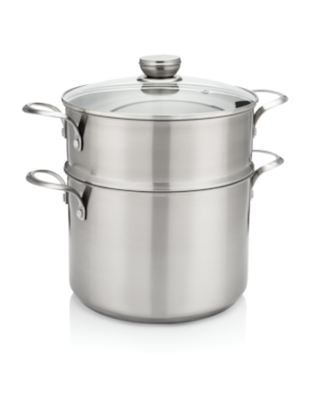 ReadyCook™ 8 qt Stockpot with Steamer and Lid 11FFSPAN16