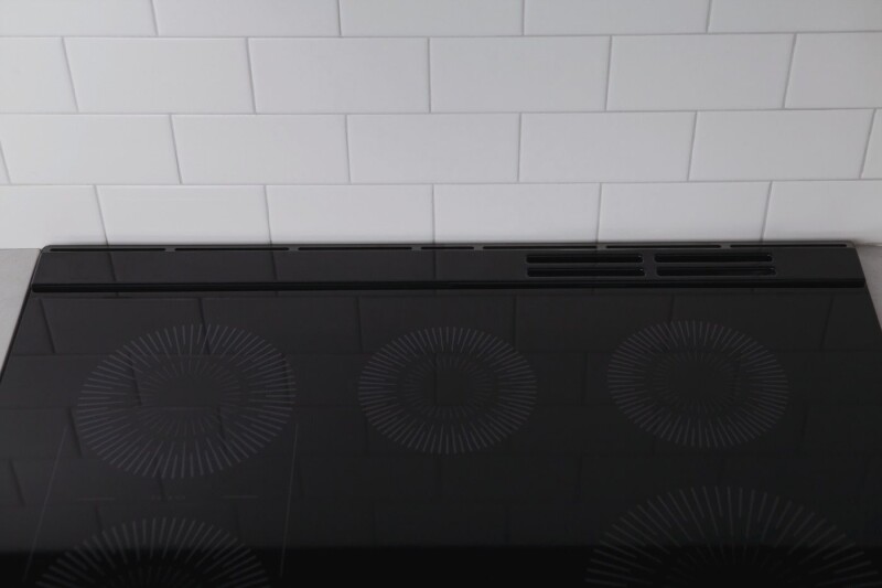 Front Control Range Black Stainless Steel Rear Filler Trim 11NBRRFLDS