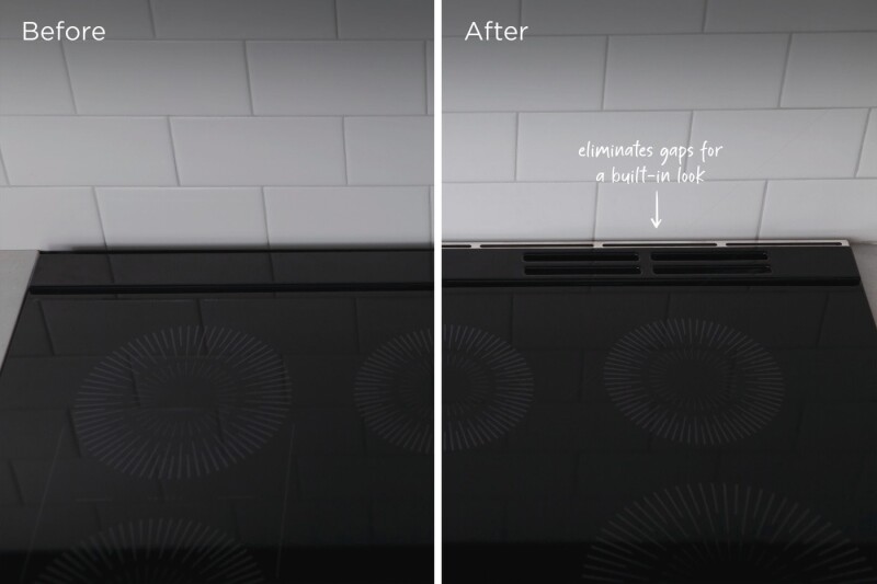 Front Control Freestanding Range Island Trim 11NBRRFLSS