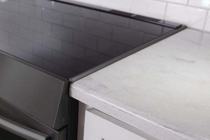 Front Control Electric and Induction Range Black Stainless Steel 3-Piece Trim Kit 11NBSTELDS