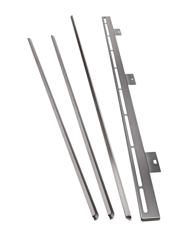 Front Control Gas Range Black Stainless Steel 4-Piece Trim Kit 11NBSTGSDS