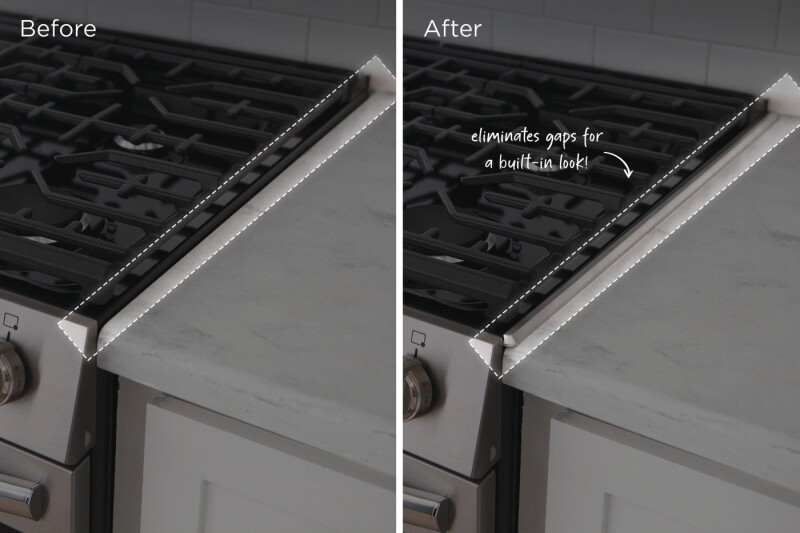 Front Control Freestanding Range 4 Piece Gas Trim Kit 11NBSTGSSS