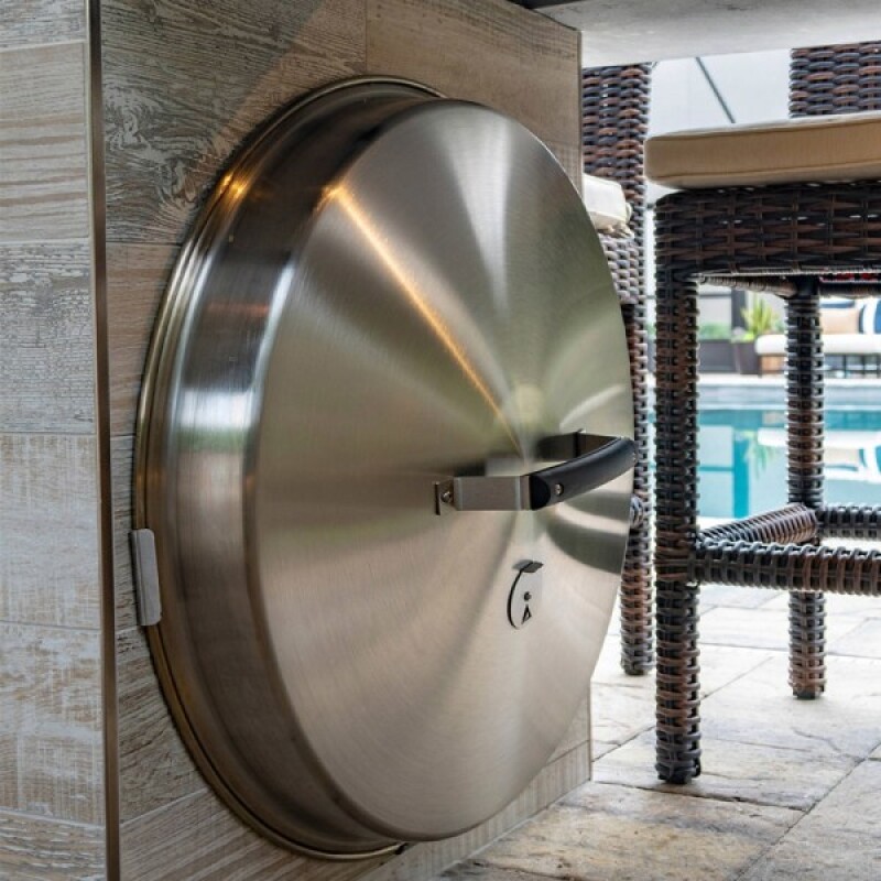 Mounting Brackets for Hanging Lid on Wall or Cabinet - 3 Pc with Hardware and Instructions 120109AC