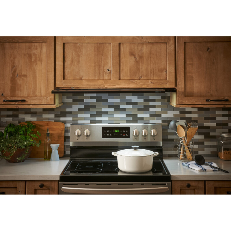 Broan Elite 30-Inch Under-Cabinet Slide-Out Range Hood w/ Light Brushed Aluminum 153004 Picture 1