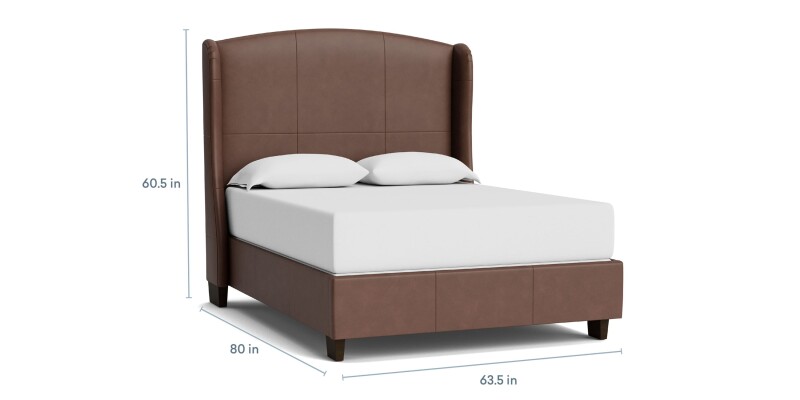 Paris Leather Upholstered Bed 1990K149LKIT61