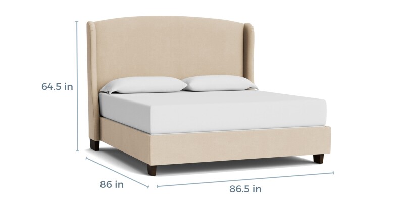 Paris Upholstered Bed 1990K169KIT23