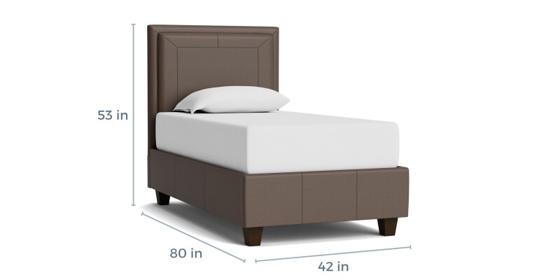 Manhattan Leather Upholstered Bed 1994K139LKIT58