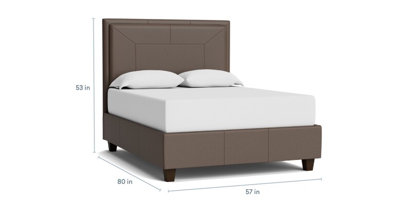 Manhattan Leather Upholstered Bed 1994K149LKIT60