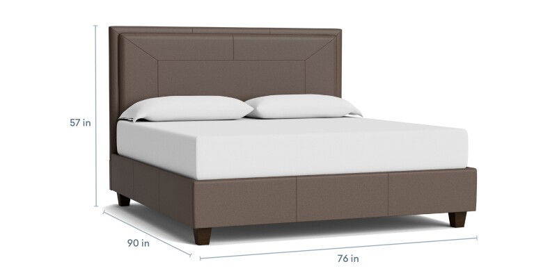 Manhattan Leather Upholstered Bed 1994K179LKIT58