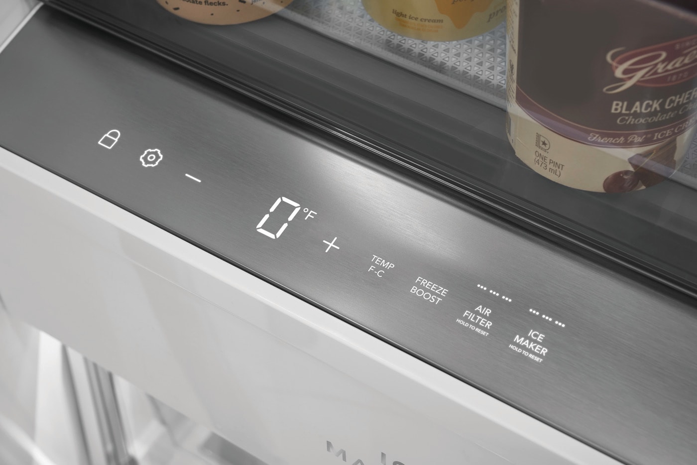 Side-by-Side Column Refrigerator and Freezer Set with Flat Trim Kit 2311P2SDFT