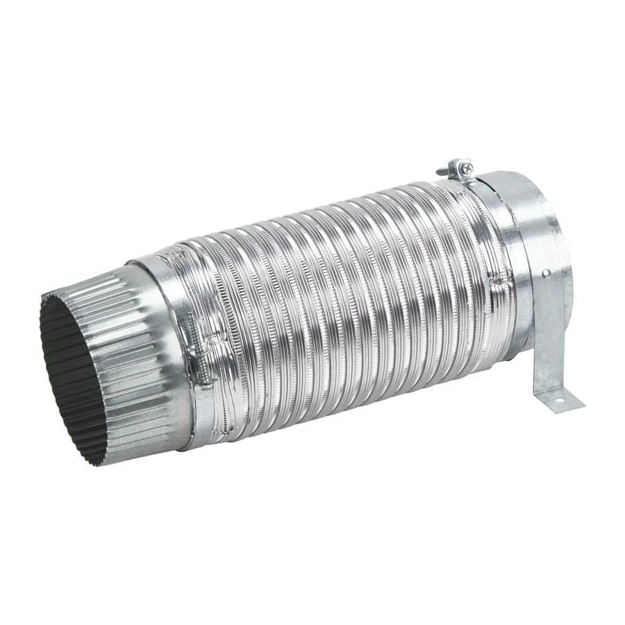 24"/27" Washer/Dryer Side Vent Kit with 1 straight duct, 2 hose clamps with screws, 1 mounting screw, and 1 clip 279823