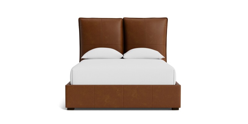 Greer Leather Upholstered Platform Bed 2830KP59LKIT52