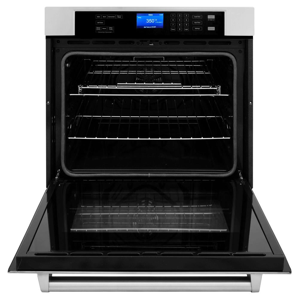 Stainless Steel 30 in. Built-in Convection Microwave Oven and 30 in. Single Wall Oven with Self Clean 2KPMW30AWS30
