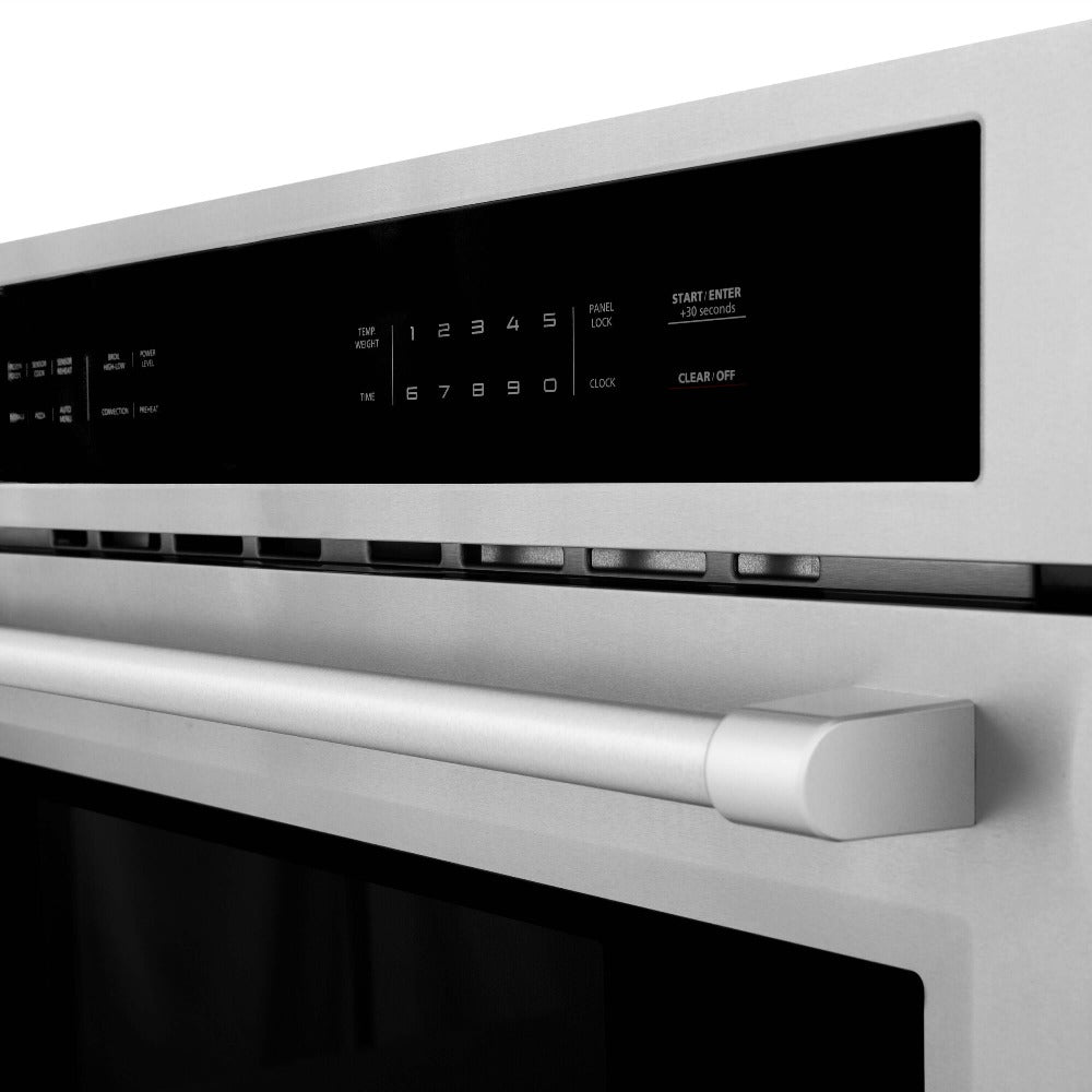 Stainless Steel 30 in. Built-in Convection Microwave Oven and 30 in. Single Wall Oven with Self Clean 2KPMW30AWS30