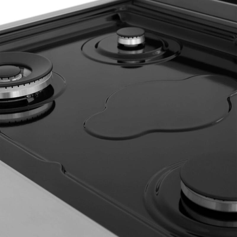 ZLINE Kitchen Package with 30 in. Stainless Steel Rangetop and 30 in. Over The Range Microwave with Modern Handle (2KP-RTOTR30) 2KPRTOTR30