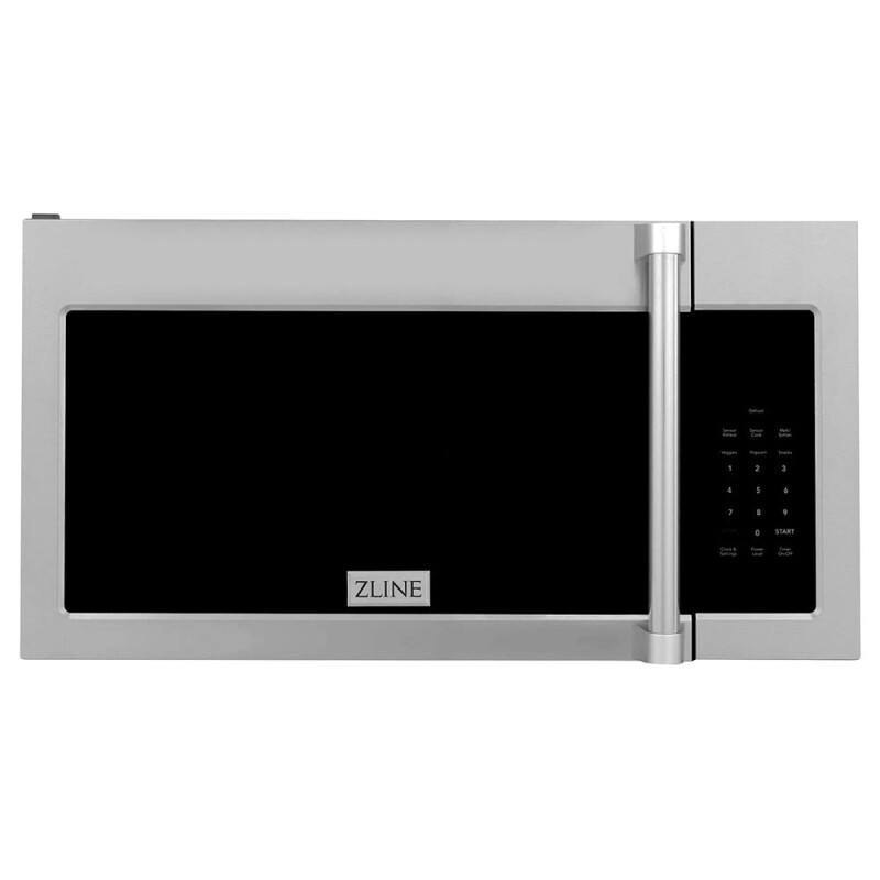 ZLINE Kitchen Package with 30 in. Stainless Steel Rangetop and 30 in. Over The Range Microwave with Modern Handle (2KP-RTOTR30) 2KPRTOTR30