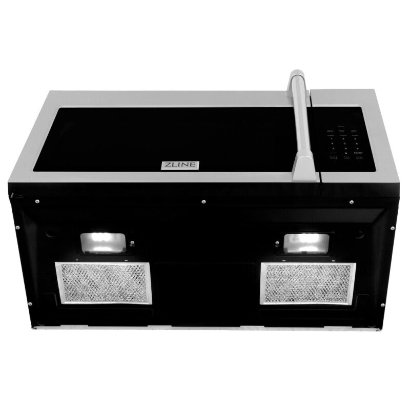 ZLINE Kitchen Package with 30 in. Stainless Steel Rangetop and 30 in. Over The Range Microwave with Modern Handle (2KP-RTOTR30) 2KPRTOTR30