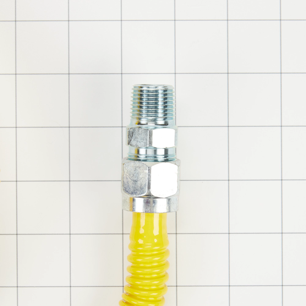 4' Gas Range Connector Kit With Two 1/2" & One 3/4" Male/female Connectors, And Sealant 3048KITRC