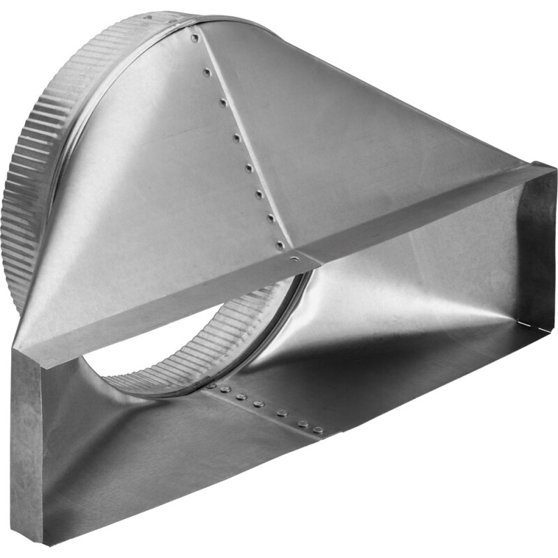 10-Inch Round Horizontal Transition for Range Hoods and Bath Ventilation Fans 427