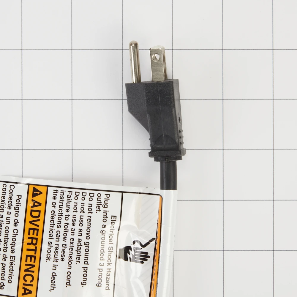 6' Dishwasher Power Cord 3 Wire, 13 Amp, Straight Plug 4317824