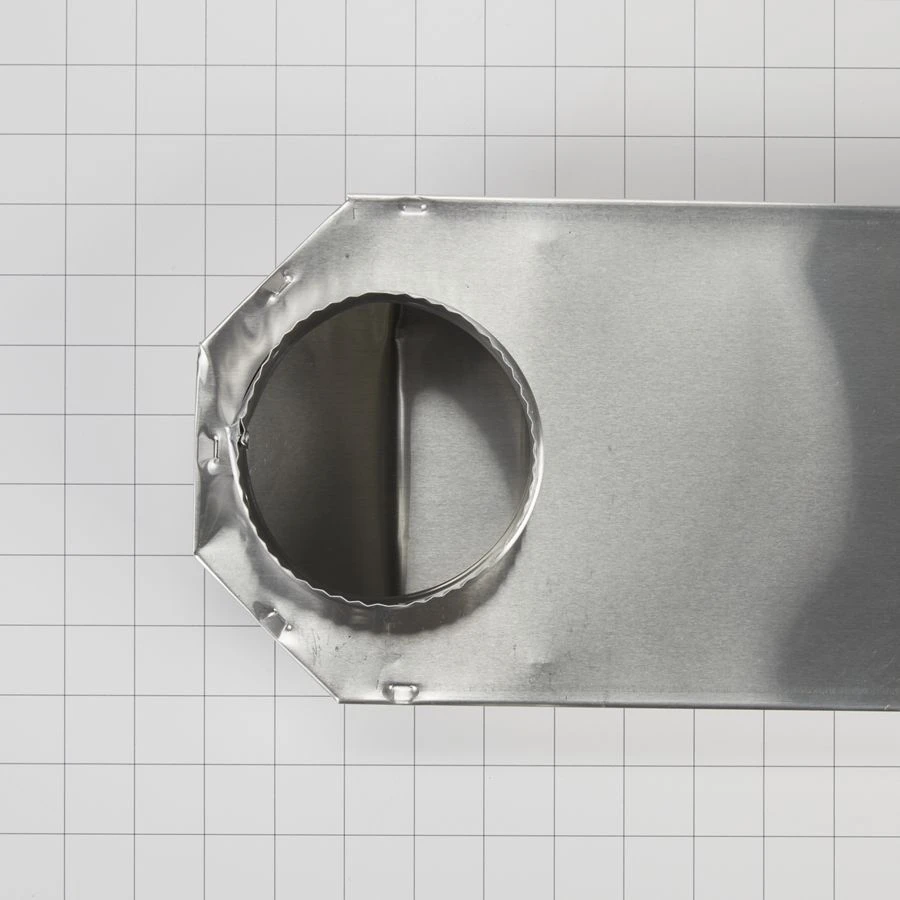 18"-29" Dryer Telescoping Vent Periscope for 2.5" clearance, with 1 male snap-lock fitting and draw-band collar 4396011RP