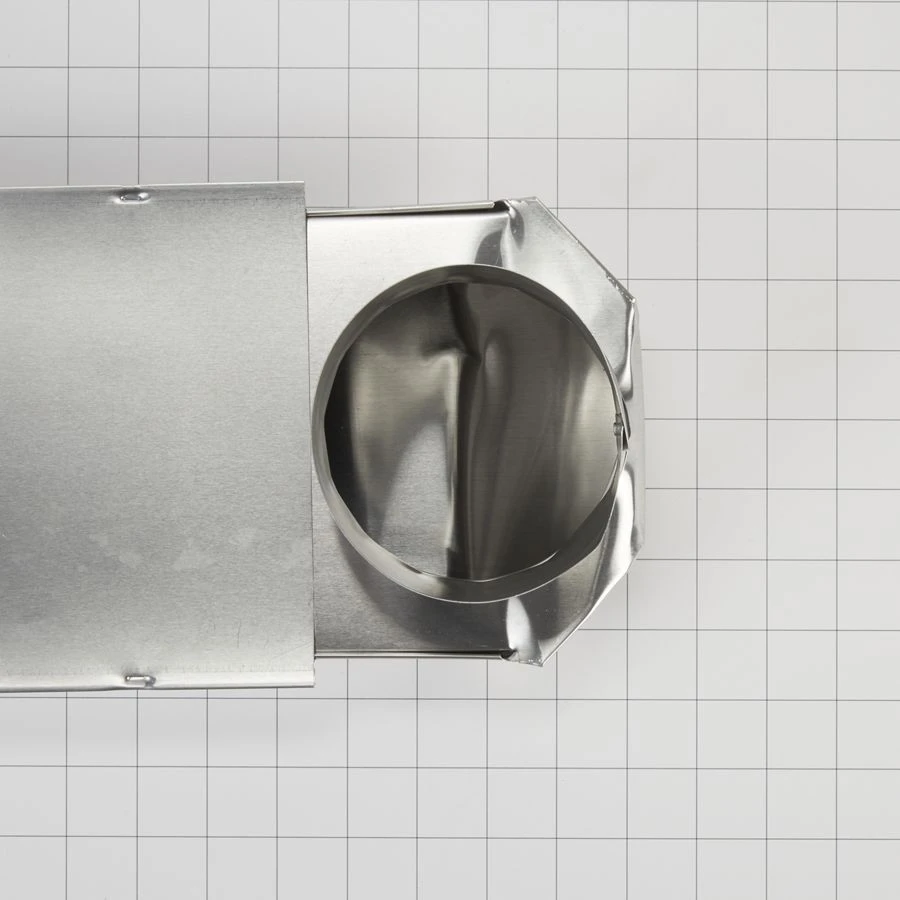 18"-29" Dryer Telescoping Vent Periscope for 2.5" clearance, with 1 male snap-lock fitting and draw-band collar 4396011RP