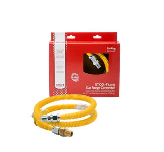 Smart Choice 4' Long 5/8'' Safety+PLUS(R) ProCoat Gas Connector 5304490733