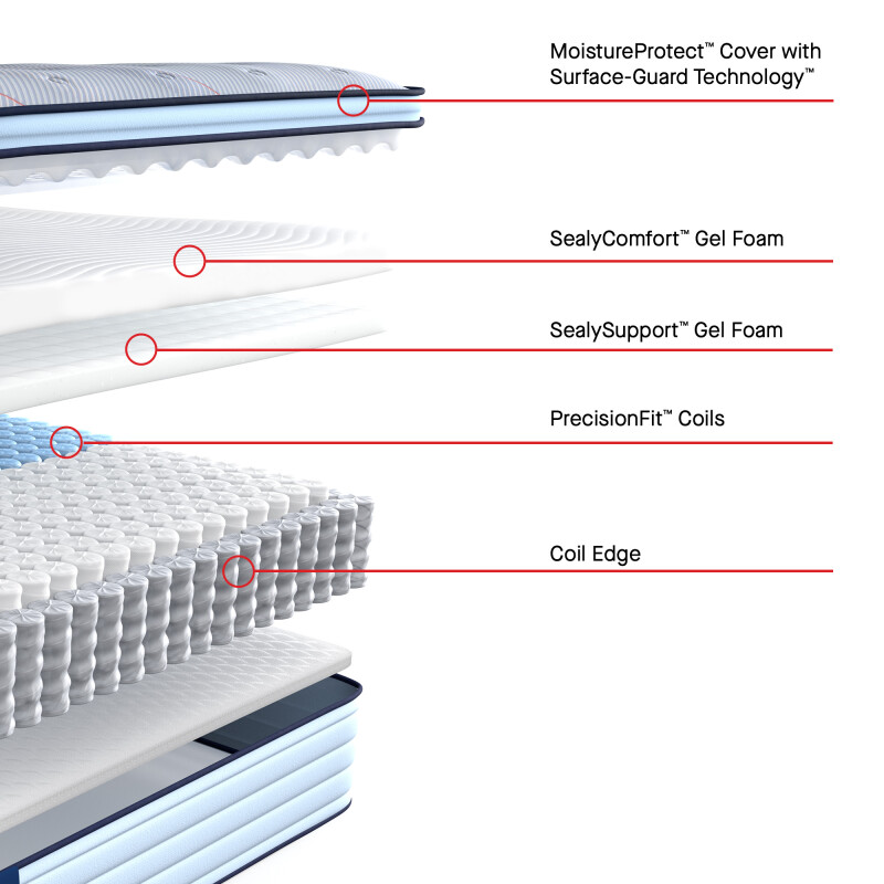 Dudley Euro Pillow Top Medium Split Cal King 53216232