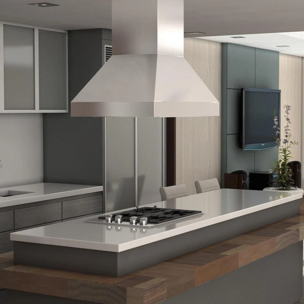 30 in. Ducted Island Mount Range Hood 597I30