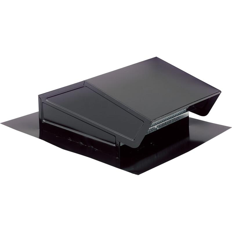 Broan-NuTone Steel Roof Cap for 6-Inch Round Duct with Backdraft Damper and Bird Screen, Black 634M