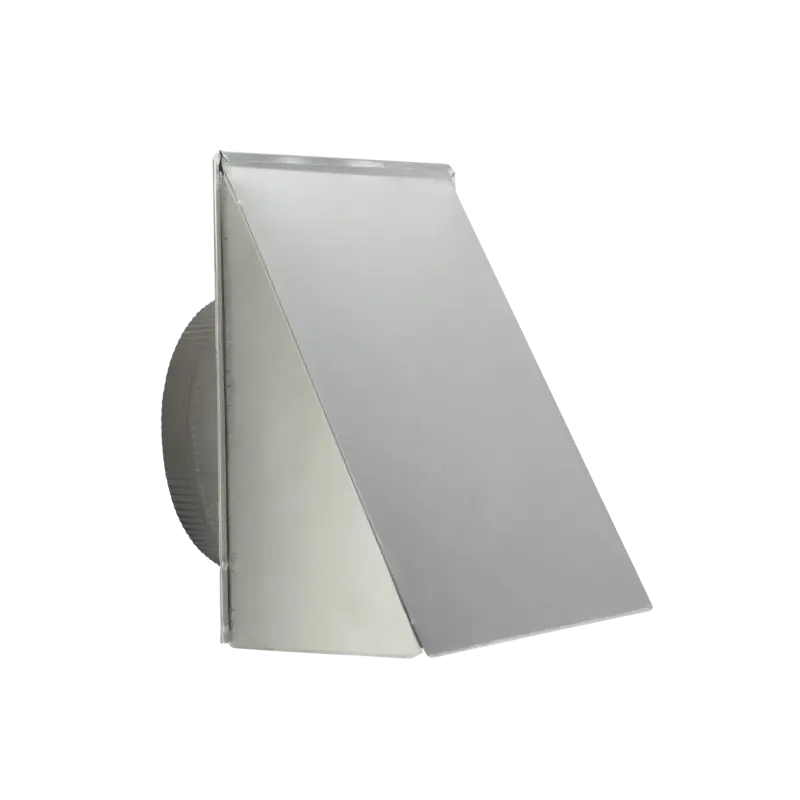 ALUMINUM FRESH AIR INLET WALL CAP FOR 8" ROUND DUCT 643FA