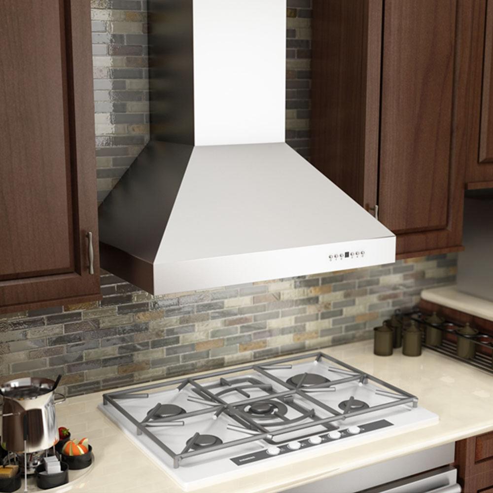 Convertible Outdoor Wall Mount Range Hood in Outdoor Approved (667-304) - 36 Inch 66730436