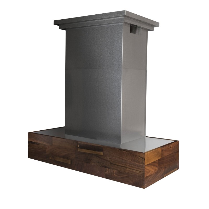 Convertible Designer Series Wooden Island Mount Range Hood (681iW) - 48 inch 681IW48