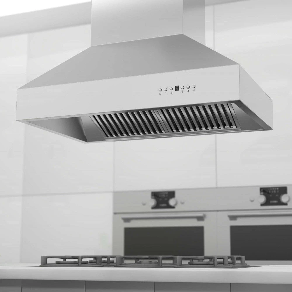 48 in. Ducted Island Mount Range Hood 697I30448