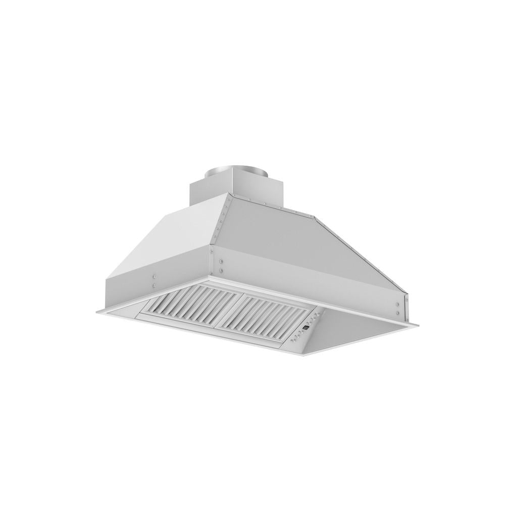 46 In. Remote Blower Ducted Range Hood Insert In Stainless Steel 721RD46