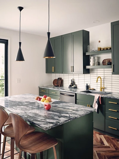 Align One-Handle High Arc Pulldown Kitchen Faucet 7565BG