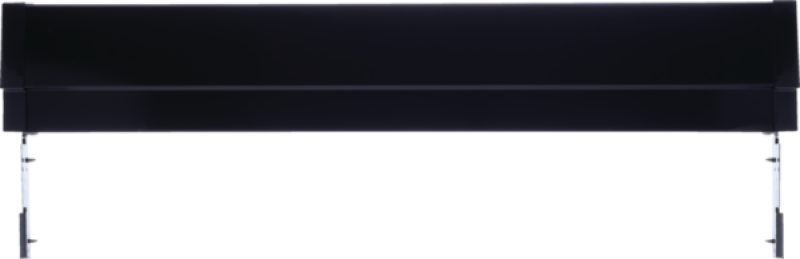 Black Slide-In or Drop-In Range Adjustable Metal Backguard 81200110