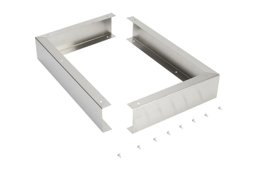 Microwave Side Panel Kit, Stainless Steel, For 36" W Openings Under 12" Cabinets, Fits 30" Jmc2430ds And Jmc2430dp 8171339
