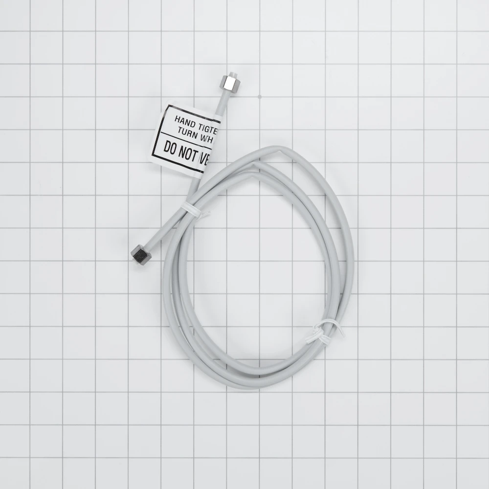 Refrigerator Water Line Installation Kit, Gray, 5' Flexible Plastic Hose With 1/4" Fitting Ends 8212547RP