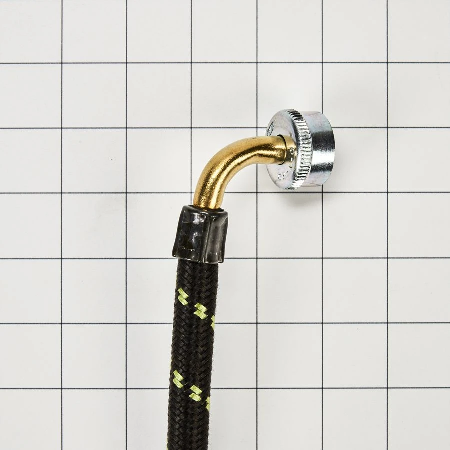 6' braided washer fill hoses rated 1500+ PSI with two female connections, and built-in O-Rings - 2 pack 8212638RC