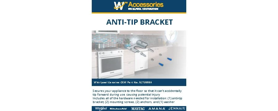 Range Anti-Tip Kit 8273888A