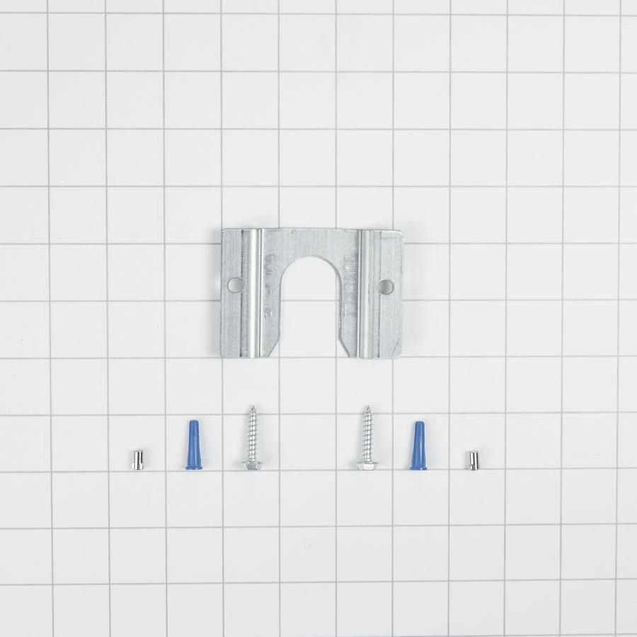 Range Anti-Tip Kit with (1) anti-tip bracket, (2) mounting screws, (2) anchors, and (1) washer 8273888A