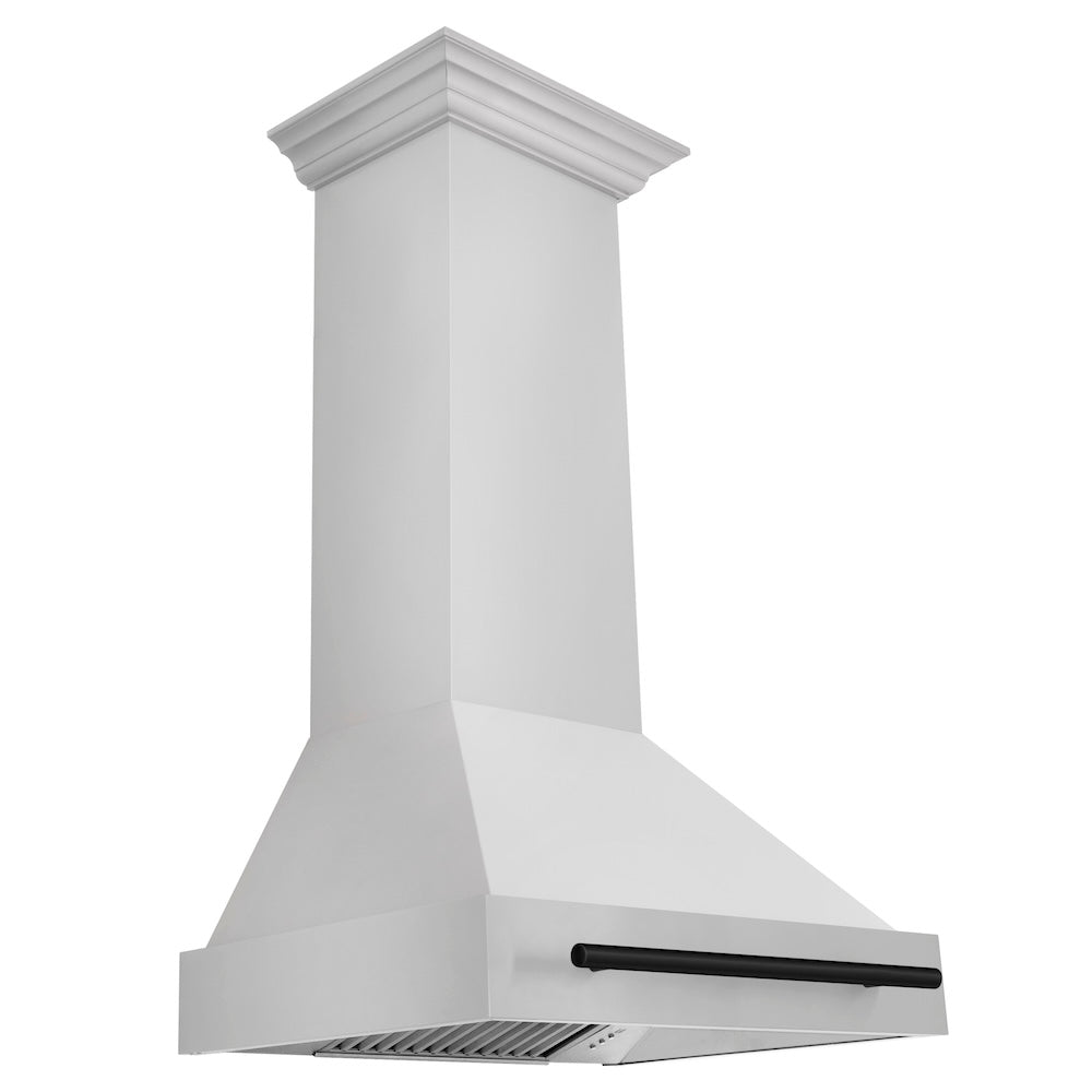 30" Autograph Edition Stainless Steel Range Hood with Stainless Steel Shell (8654STZ-30) - Matte 8654STZ30MB