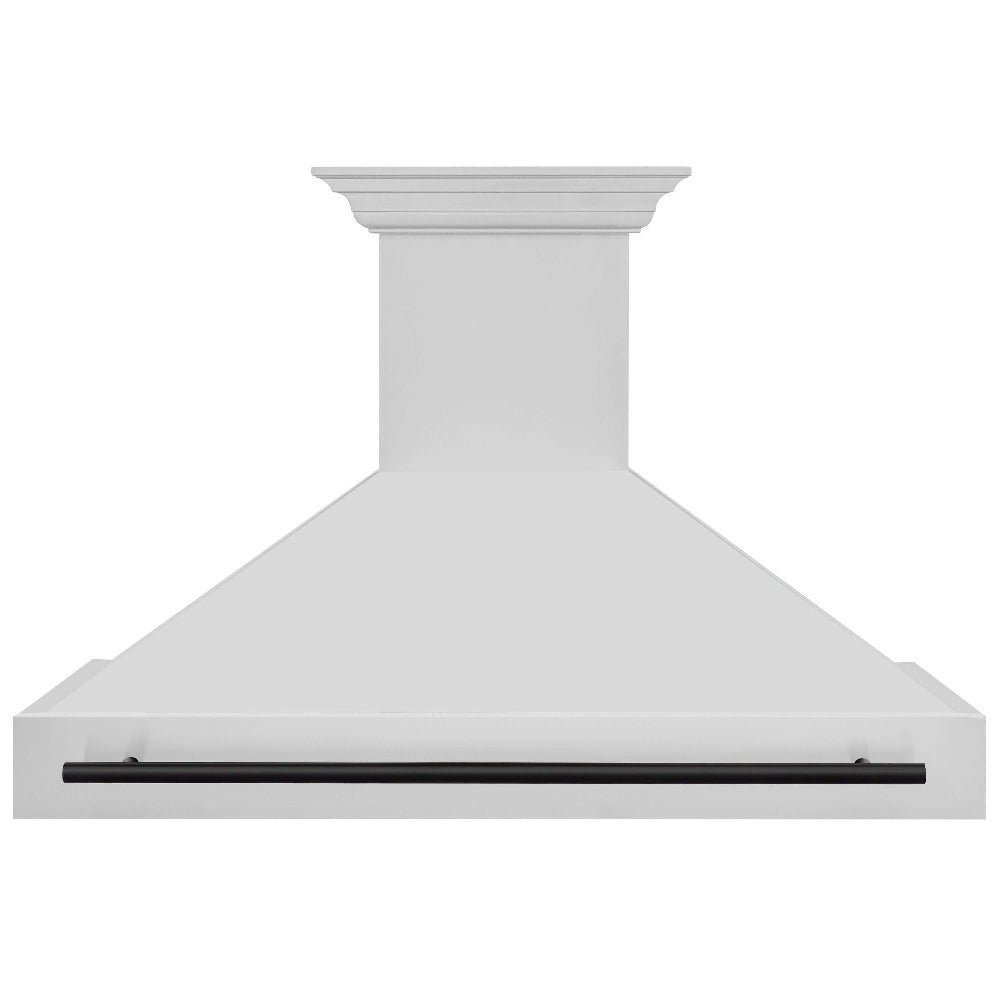 48"Autograph Edition Stainless Steel Range Hood with Stainless Steel Shell and Matte Black Handle 8654STZ48MB