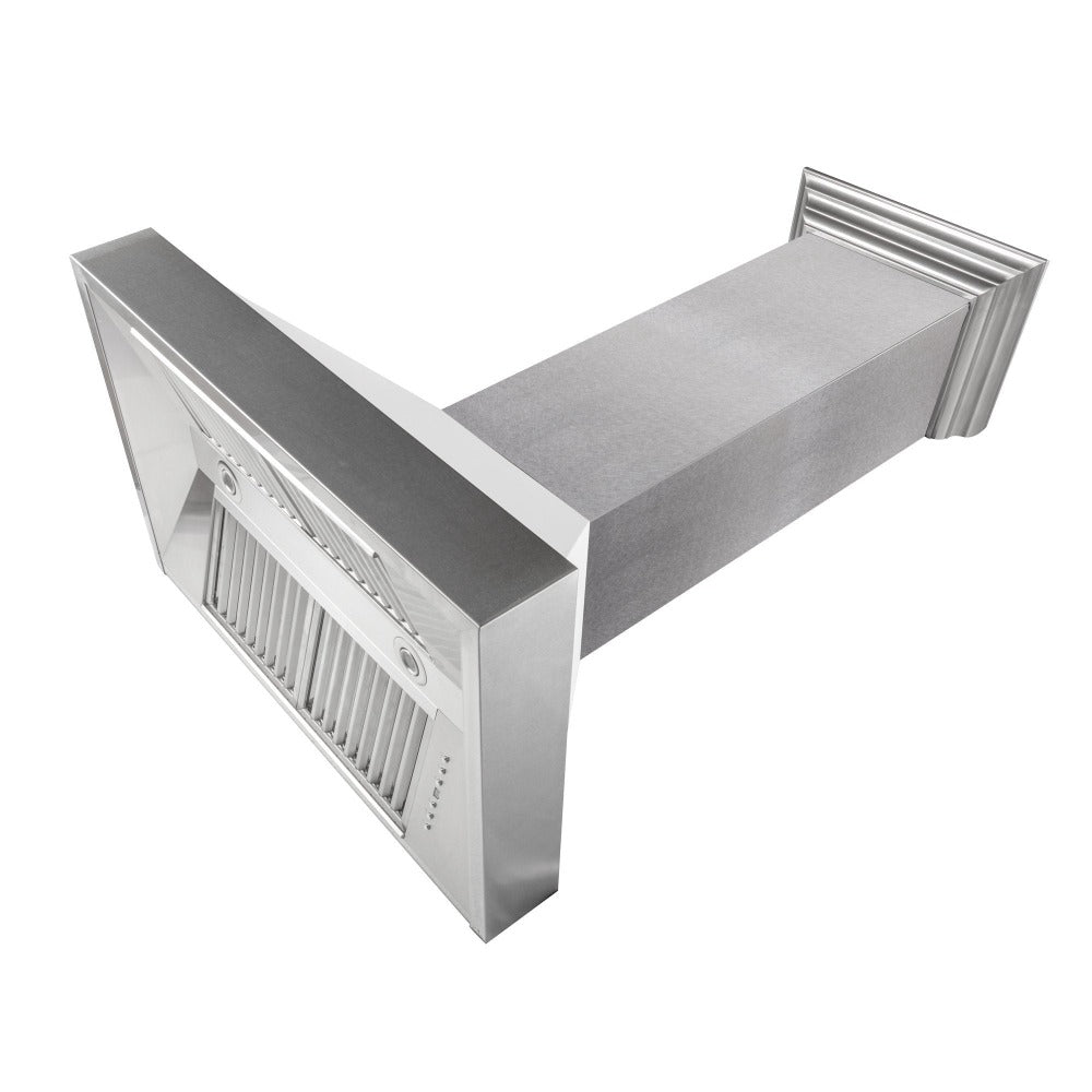 30" Ducted DuraSnow® Stainless Steel Range Hood with Matte Shell 8654WM30